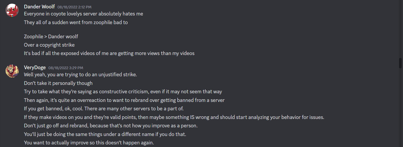 Threatening to strike a video about himself. (2)