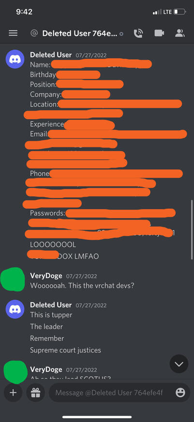 Dander Doxxing Tupper