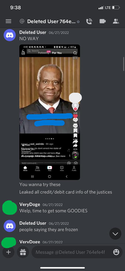 Dander Spreading Personal Information. (Logins & Phone Numbers)