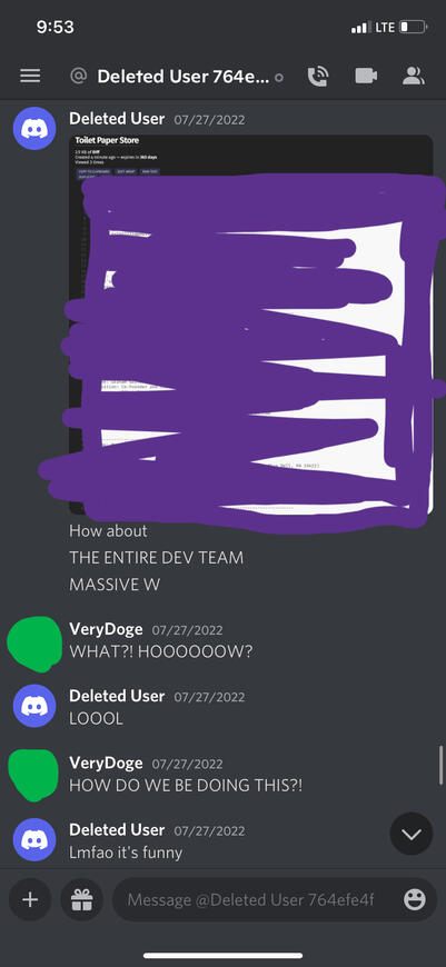 Dander Doxxing Someone